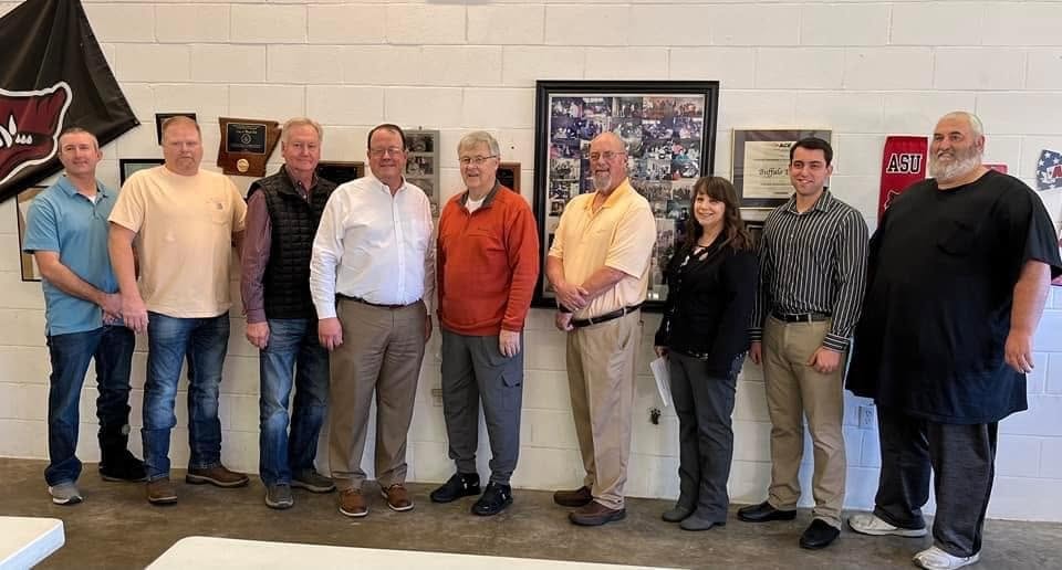 City of Monette council and city officials standing together