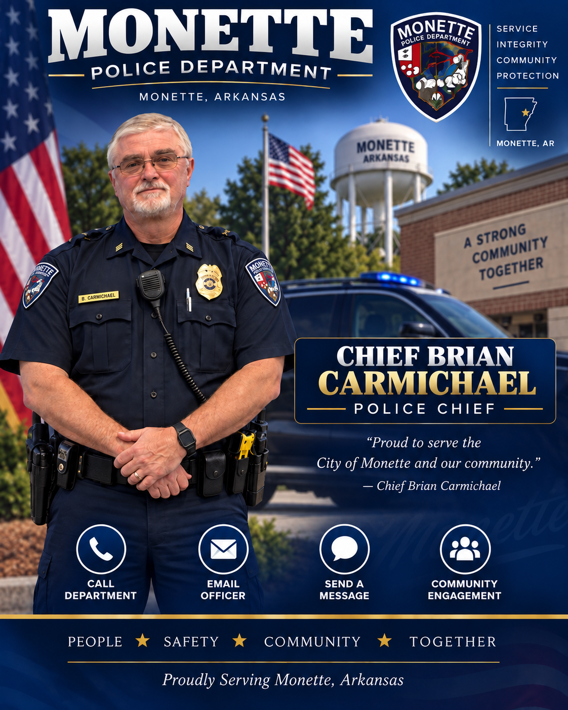 Chief Brian Carmichael — Monette Police Department