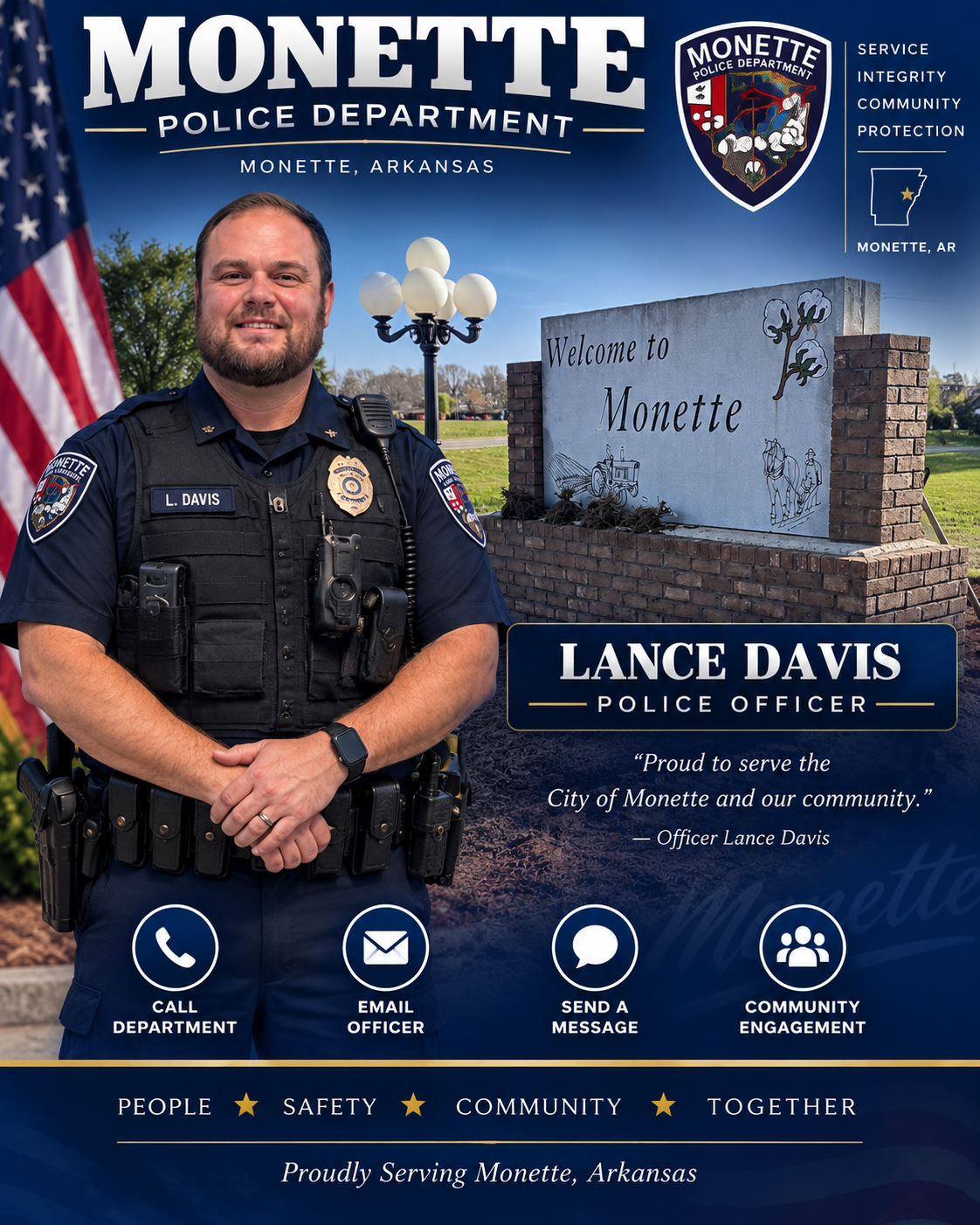 Officer Lance Davis — Monette Police Department