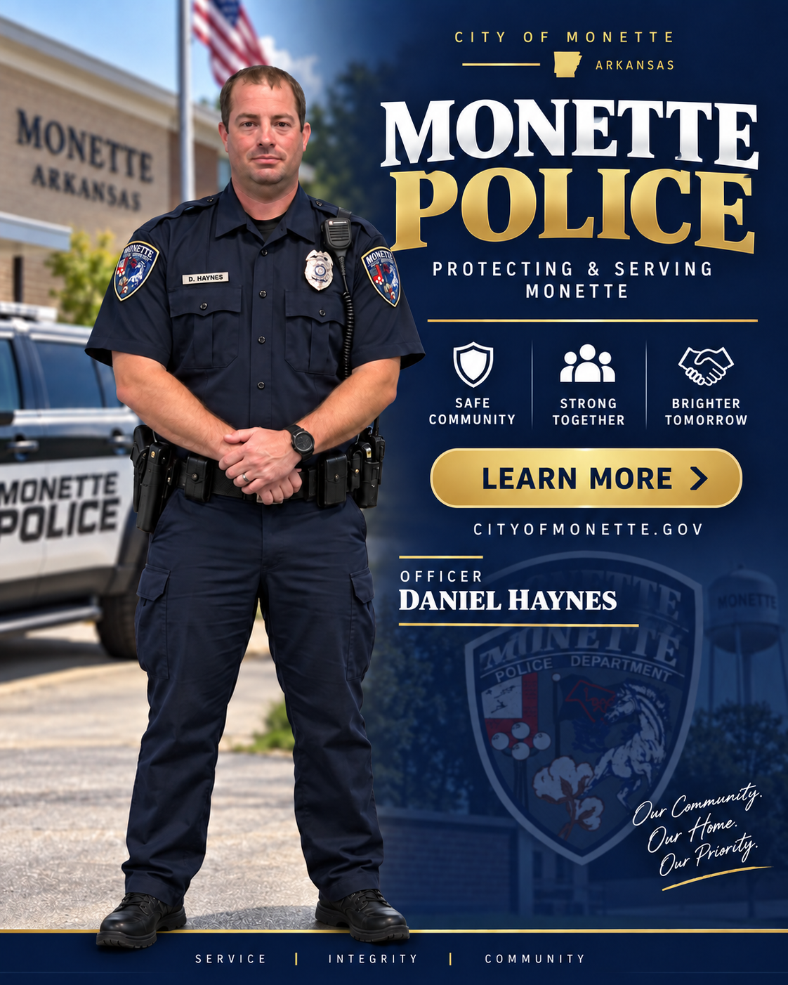 Sergeant Daniel Haynes — Monette Police Department